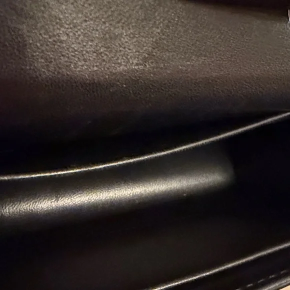 THE ROW sofia e/w crossbody bag black leather and suede - Picture 12 of 13